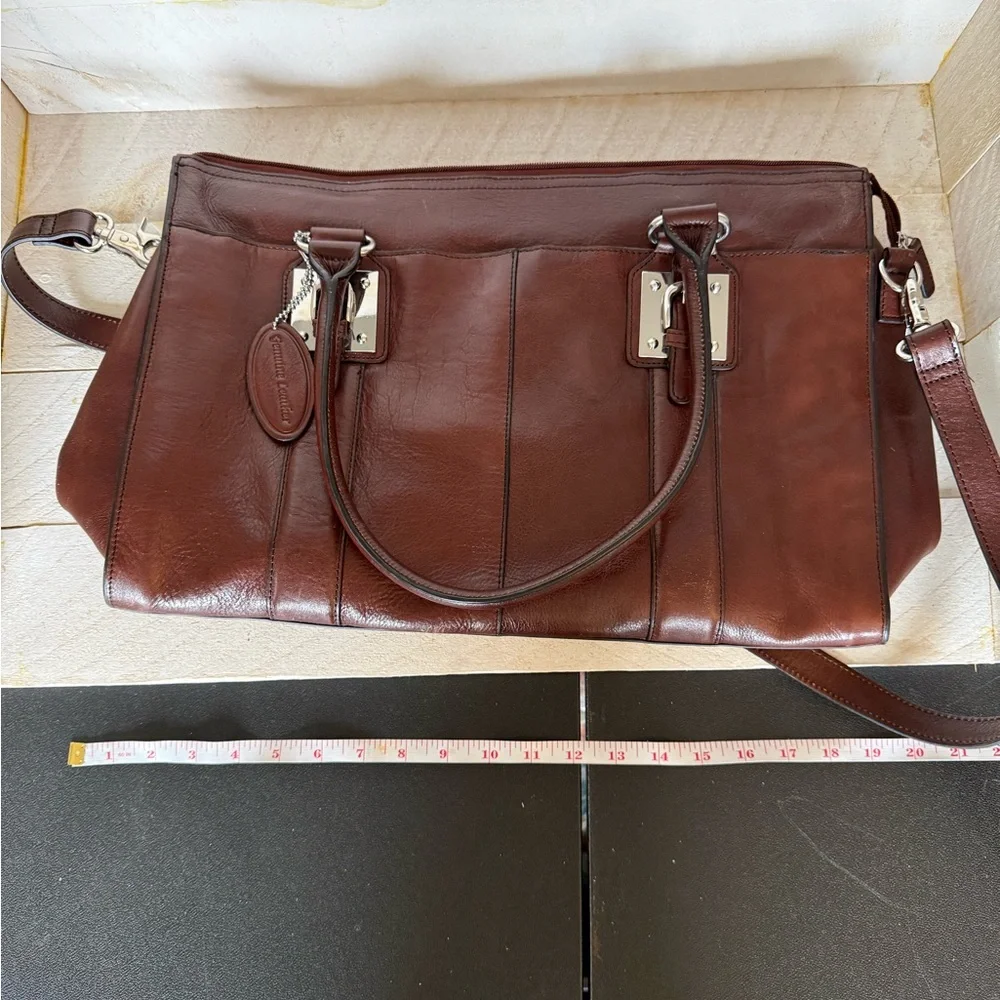 Wilsons Leather Dark Brown Men's Briefcase